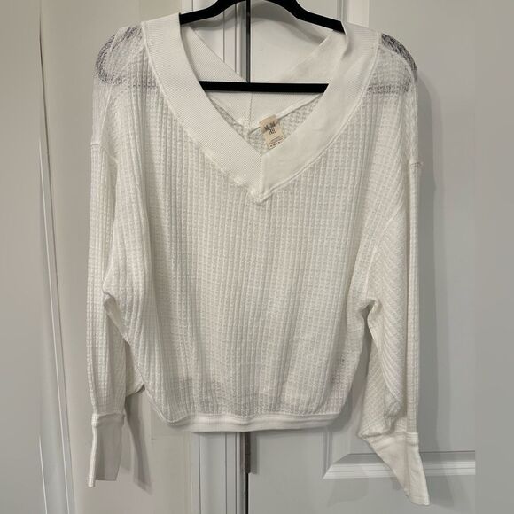 Free People Southside Thermal Long Sleeve Top - Picture 4 of 5